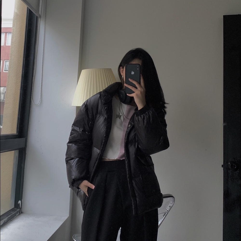 [99% new] Women Puff Jacket Black Medium